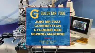 Trade Show - Juki MF-7923 Coverstitch Cylinder Bed Sewing Machine
